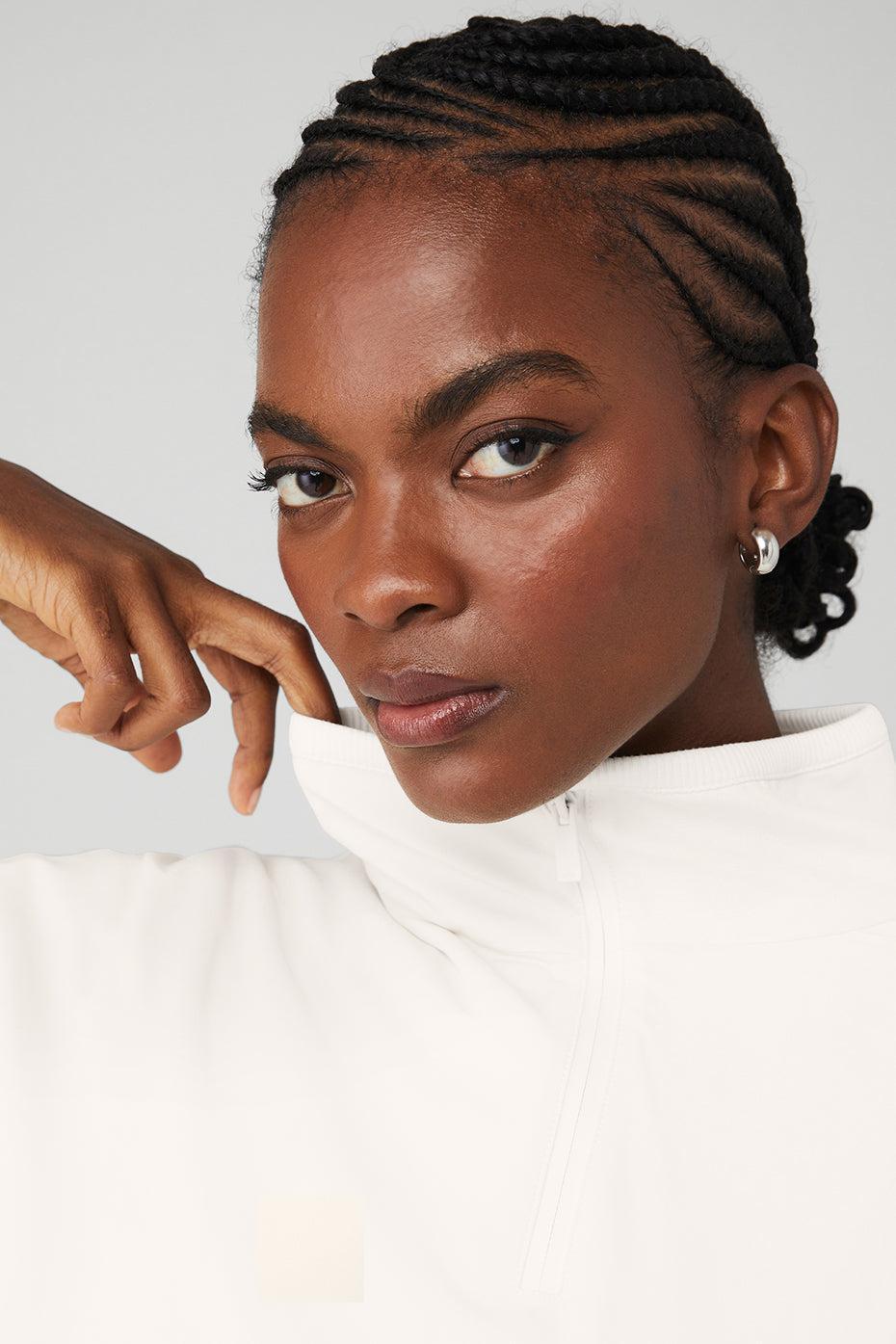 Cropped Elevation Coverup - Ivory Product Image