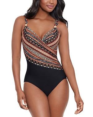 Womens Zwina Siren Printed One-Piece Swimsuit Product Image