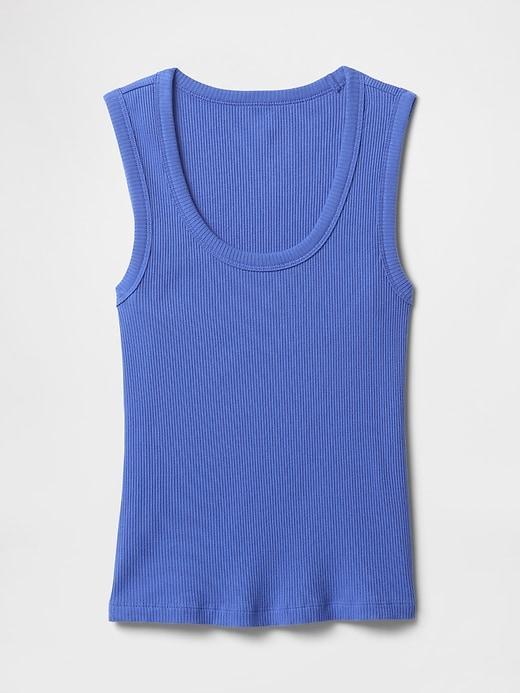 Rib Scoop Tank Top Product Image