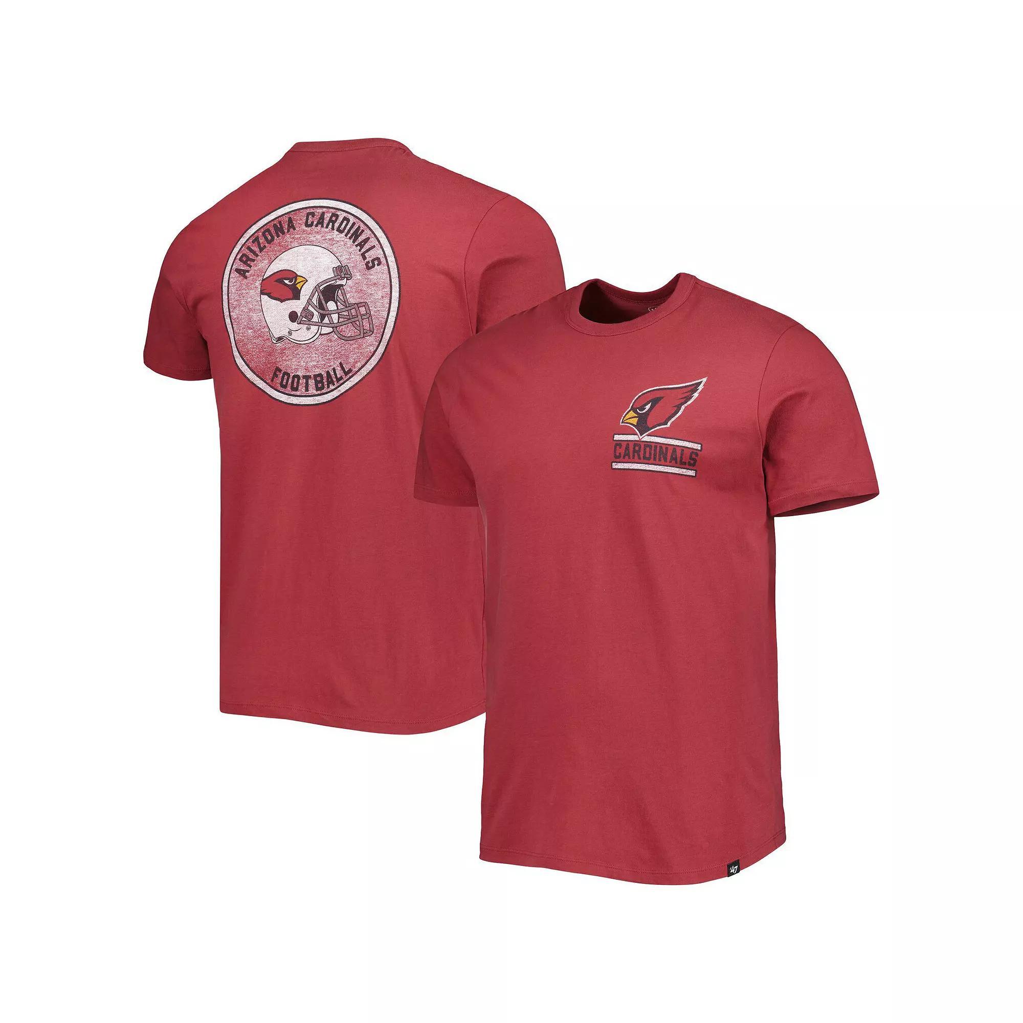 Men's '47 Cardinal Arizona Cardinals Open Field Franklin T-Shirt, Size: Small, Red Product Image