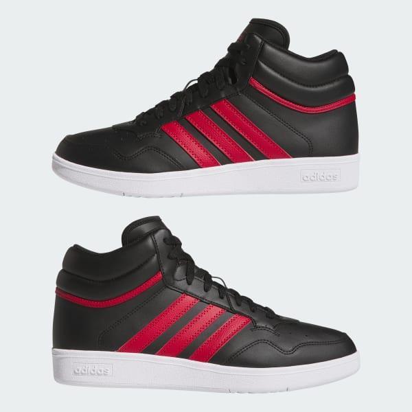 adidas Hoops 4.0 Mid Sportswear Men's Basketball Shoes, Size: 6, Black Team Victory Red Product Image