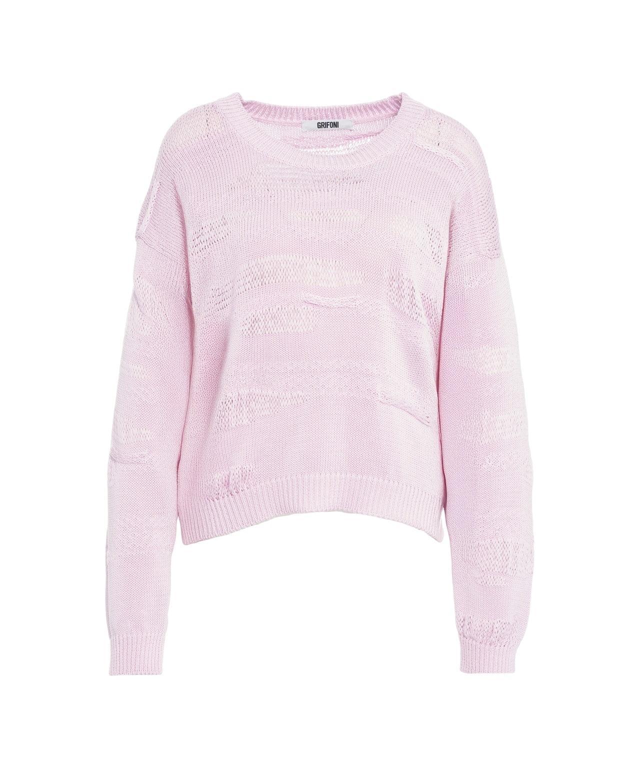 Sweater with knit pattern Product Image