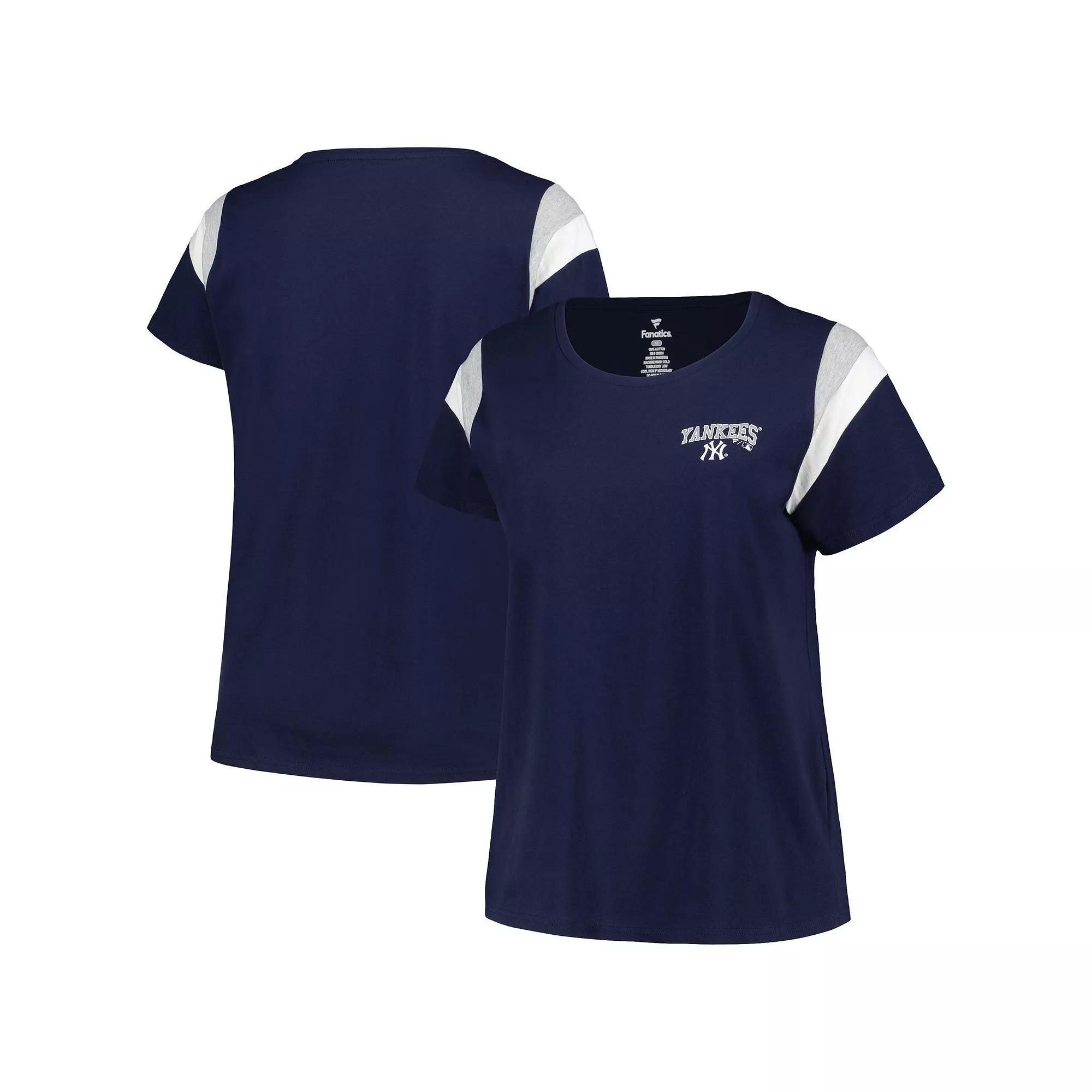 Women's Profile Navy Tampa Bay Rays Plus Size Scoop Neck T-Shirt, Size: 3XL, Blue Product Image