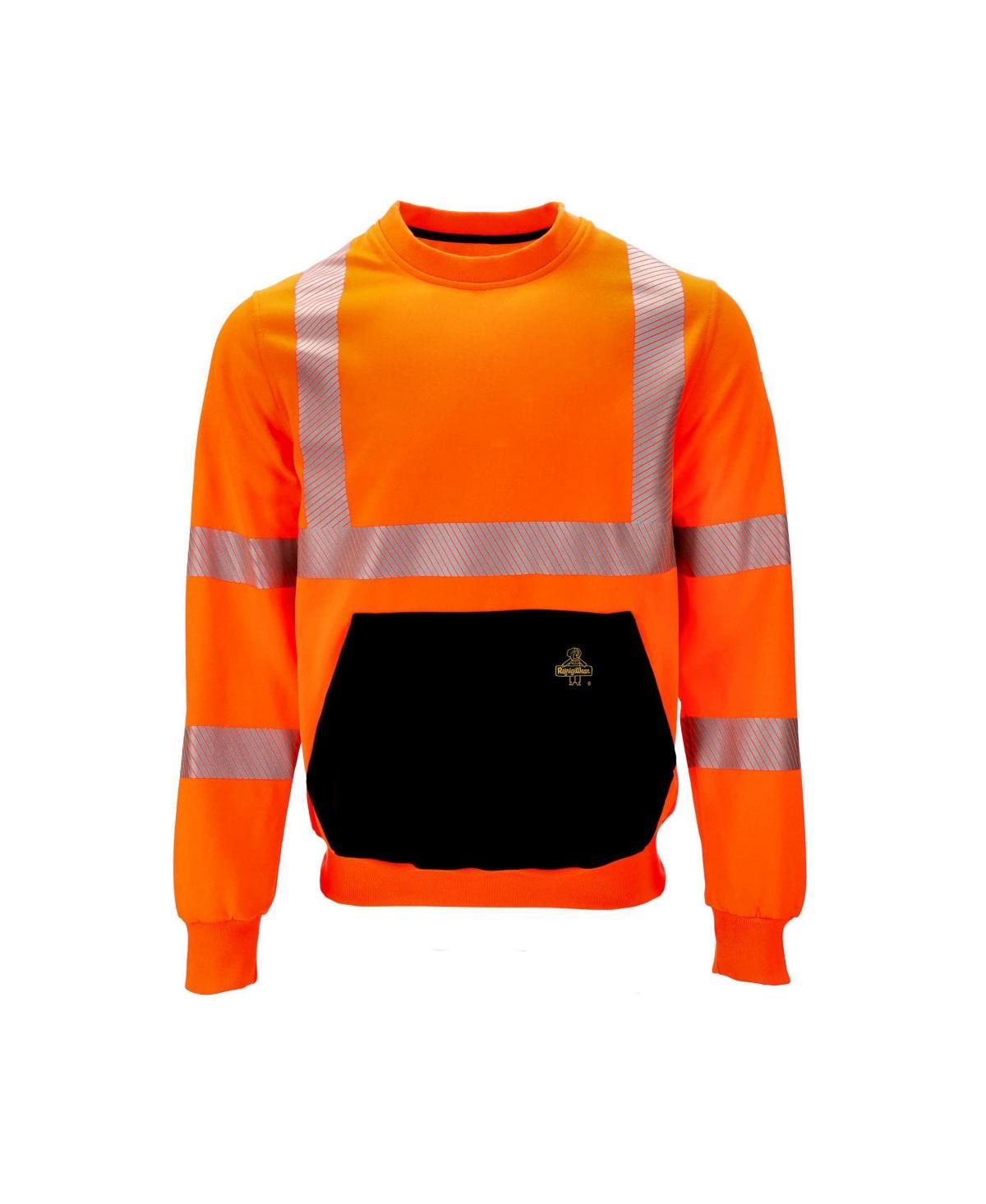 RefrigiWear Mens Men s Hi Vis Crewneck Sweatshirt Product Image
