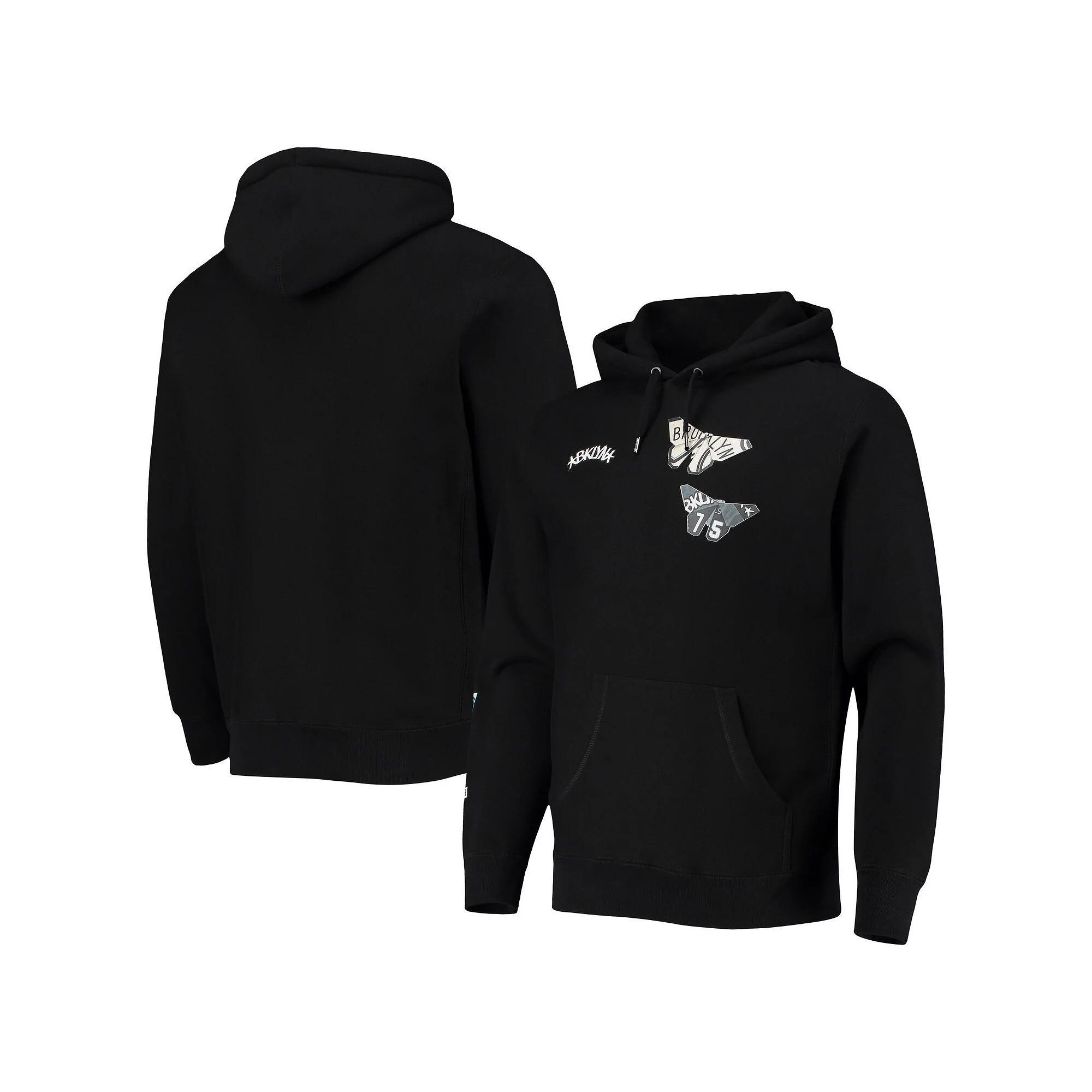 Men's Black Brooklyn Nets NBA x Sue Tsai Pullover Hoodie, Size: 3XL Product Image