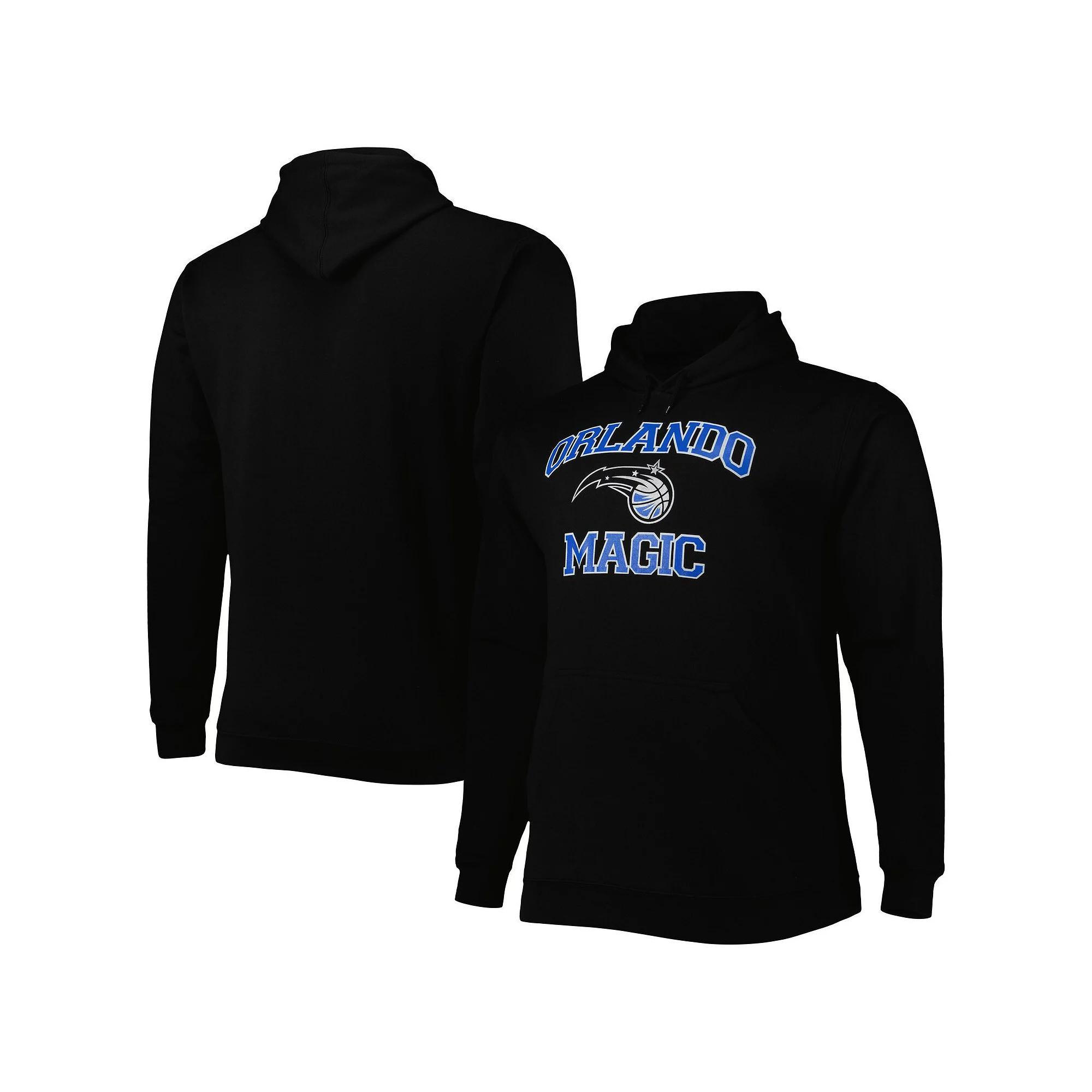 Men's Black Orlando Magic Big & Tall Heart & Soul Pullover Hoodie, Size: XLT, Mag Black Product Image