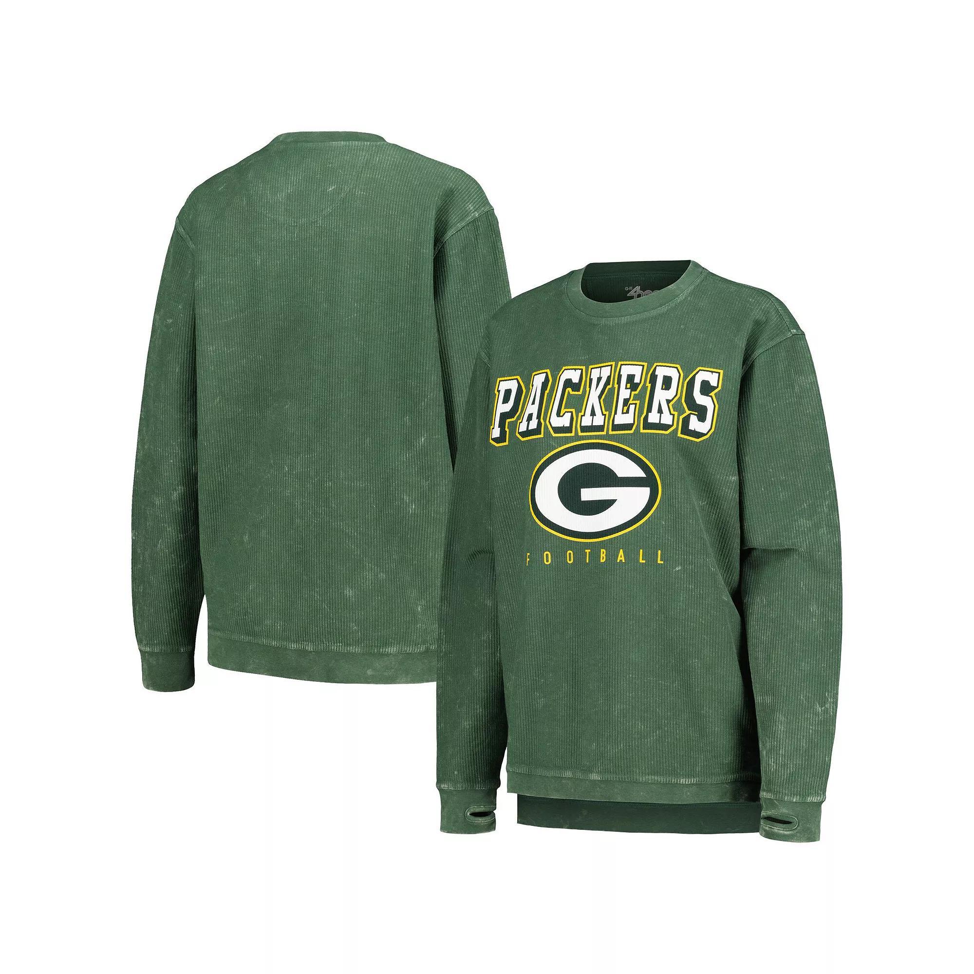 Womens G-III 4Her by Carl Banks Bay Packers Comfy Cord Pullover Sweatshirt Product Image