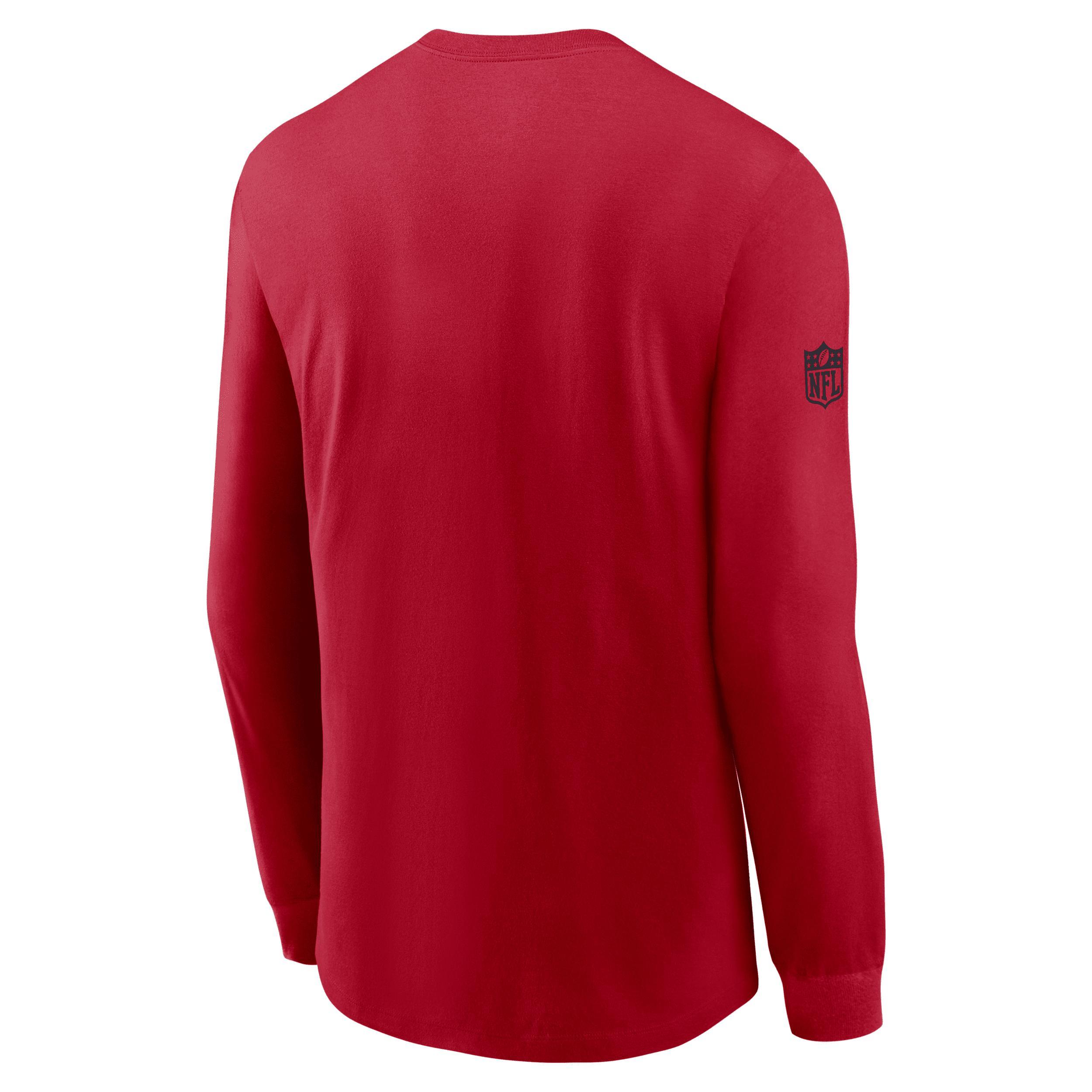 Men's Nike Black Las Vegas Raiders All Out Long Sleeve T-Shirt, Size: Medium, Lvr Black Product Image