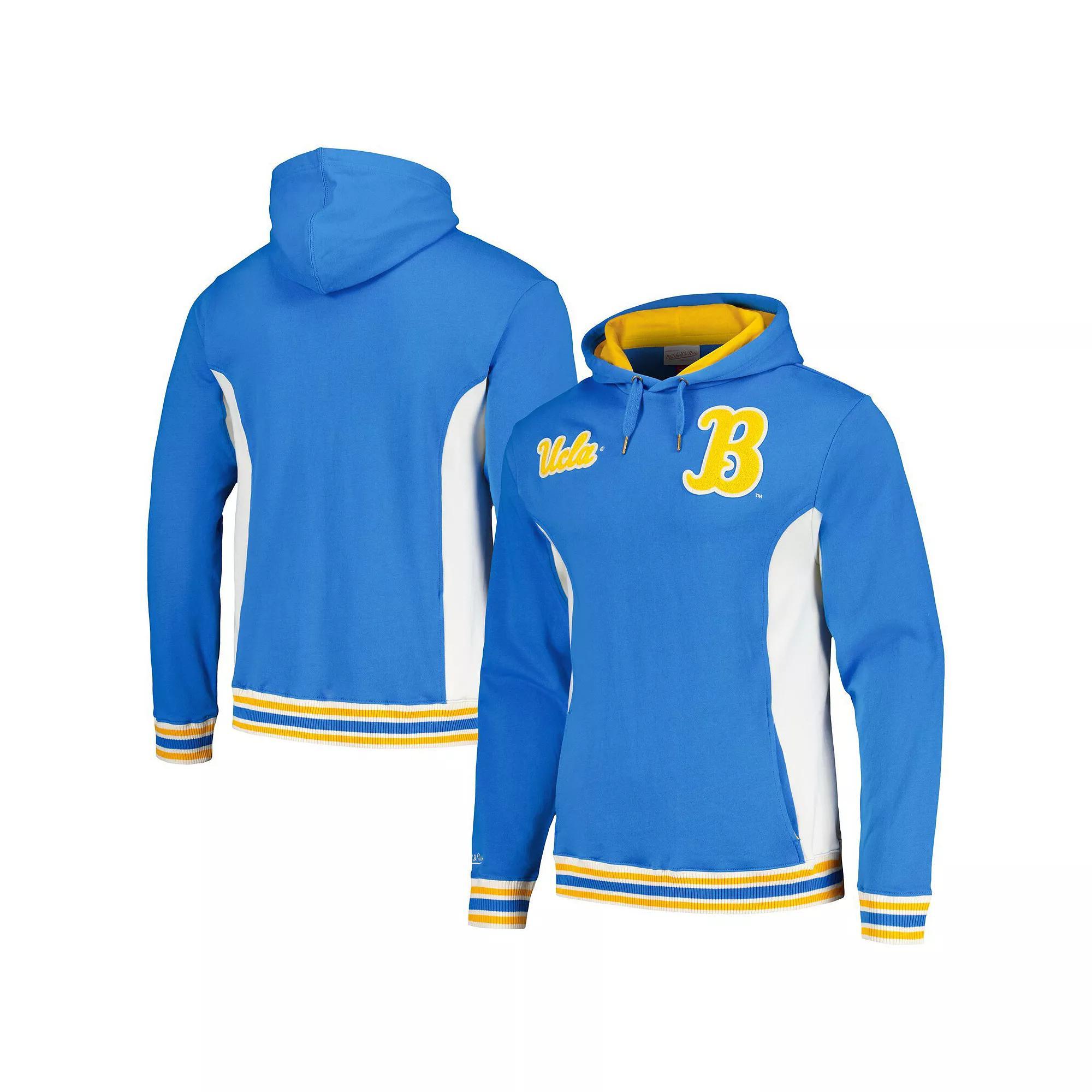 Men's Mitchell & Ness Blue UCLA Bruins Team Legacy French Terry Pullover Hoodie, Size: 2XL Product Image