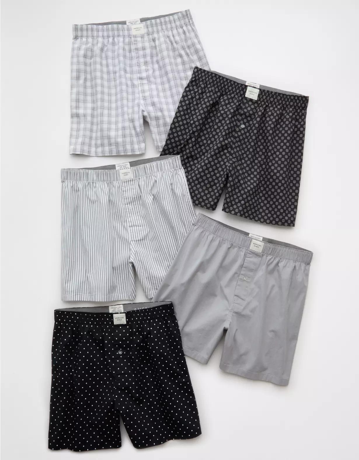AEO Men's Stretch Boxer Short 5-Pack Product Image