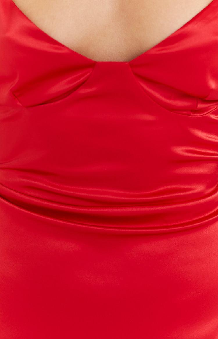 Freesia Red Formal Maxi Dress Product Image