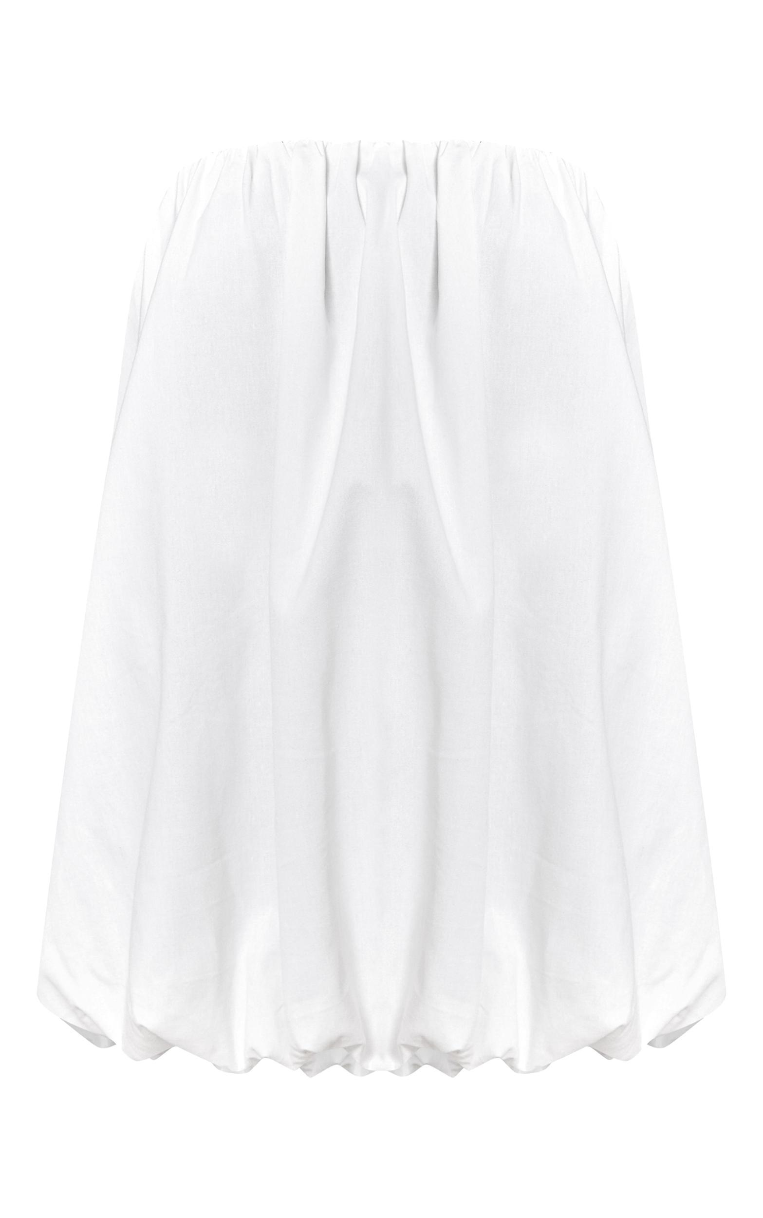White Puffball Dress Product Image