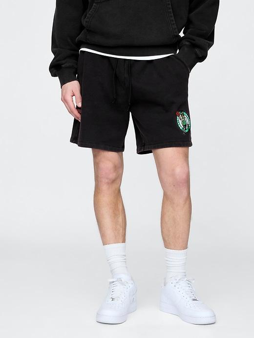 NBA Boston Celtics Logo Heavyweight Sweat Shorts Product Image