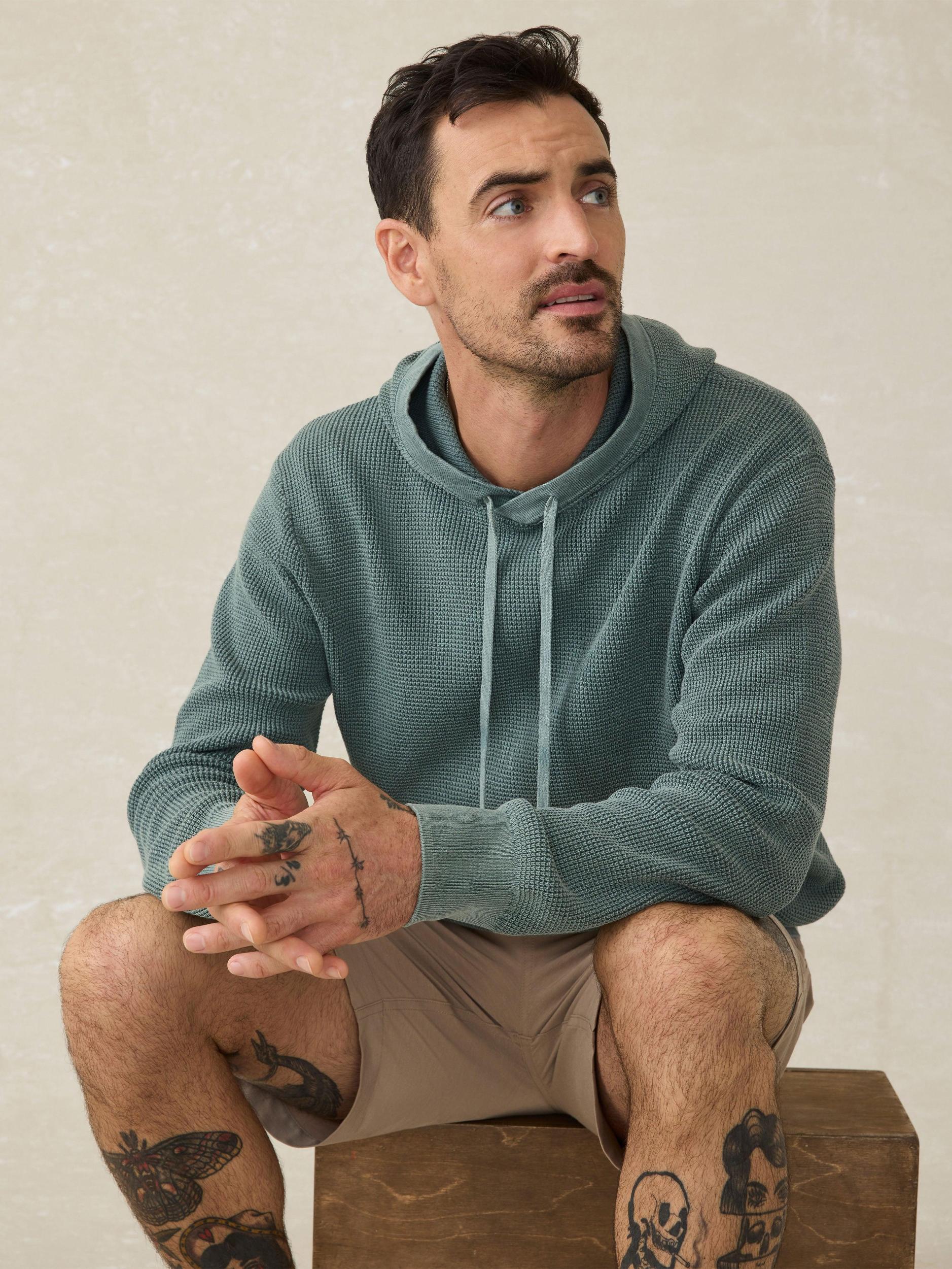 Sunwashed Sweater Hoodie - Mountain Olive Male Product Image