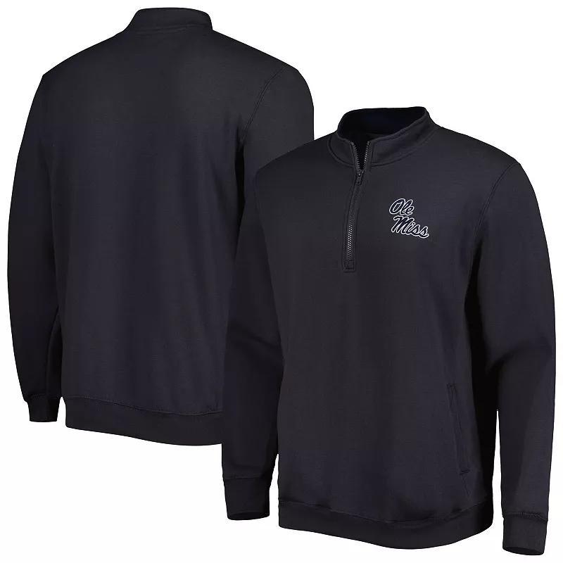 Men's Colosseum Charcoal Mississippi State Bulldogs Tortugas Logo Quarter-Zip Jacket, Size: Large, Mst Charco Product Image