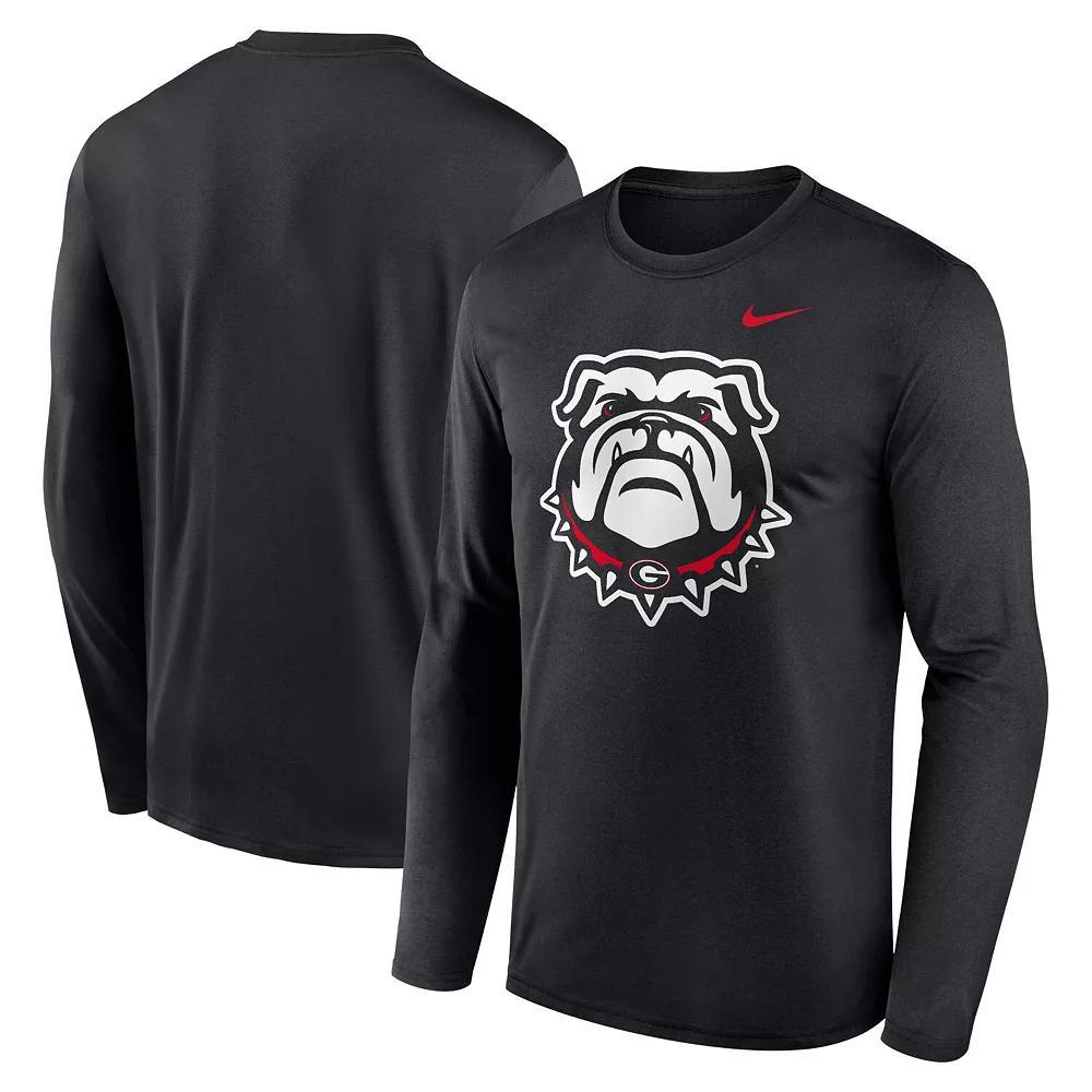 Men's Nike Black Georgia Bulldogs Primetime Alternate Logo Legend Long Sleeve T-Shirt, Size: XL Product Image