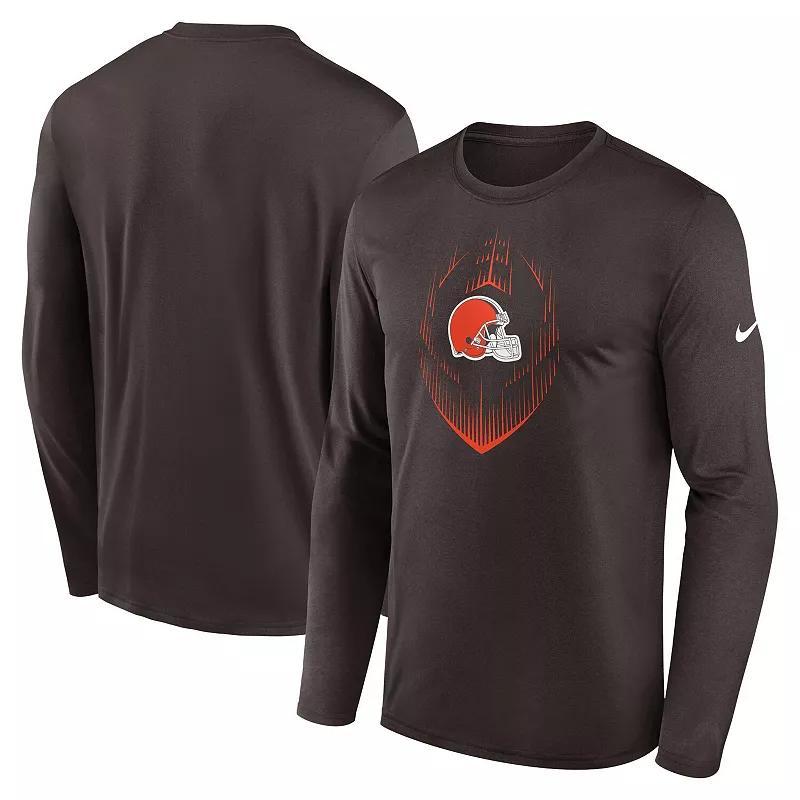 Mens Nike College Navy Seattle Seahawks Legend Icon Long Sleeve T-Shirt Product Image