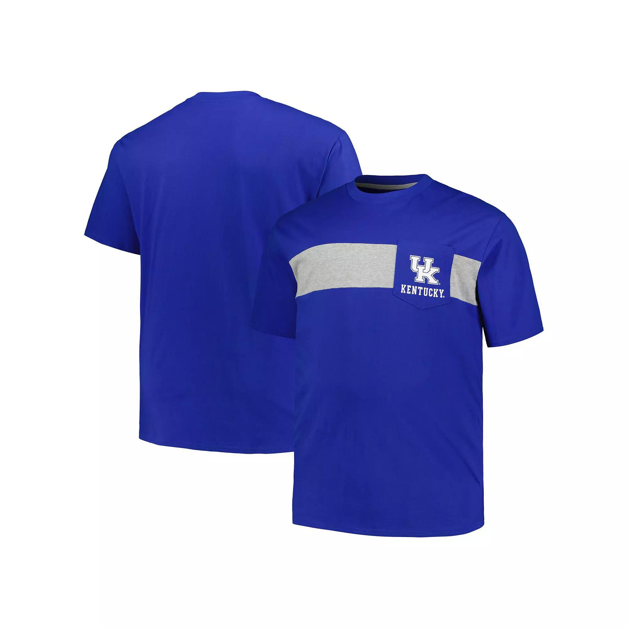 Men's Profile Royal Kentucky Wildcats Big & Tall Color Stripe T-Shirt, Size: 4XB, Blue Product Image