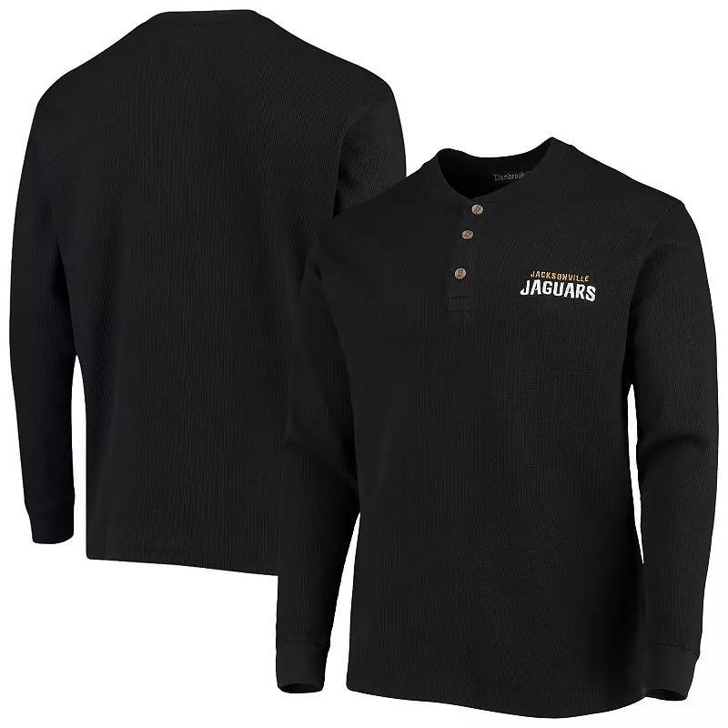Mens Dunbrooke Jacksonville Jaguars Logo Maverick Thermal Henley Long Sleeve T-Shirt Product Image