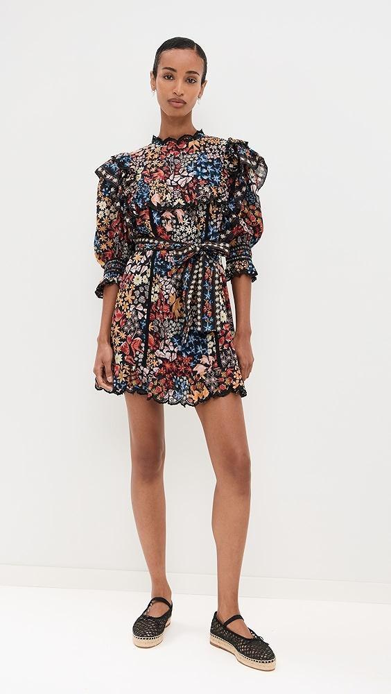 FARM Rio Jujus Garden Black Mini Dress | Shopbop Product Image
