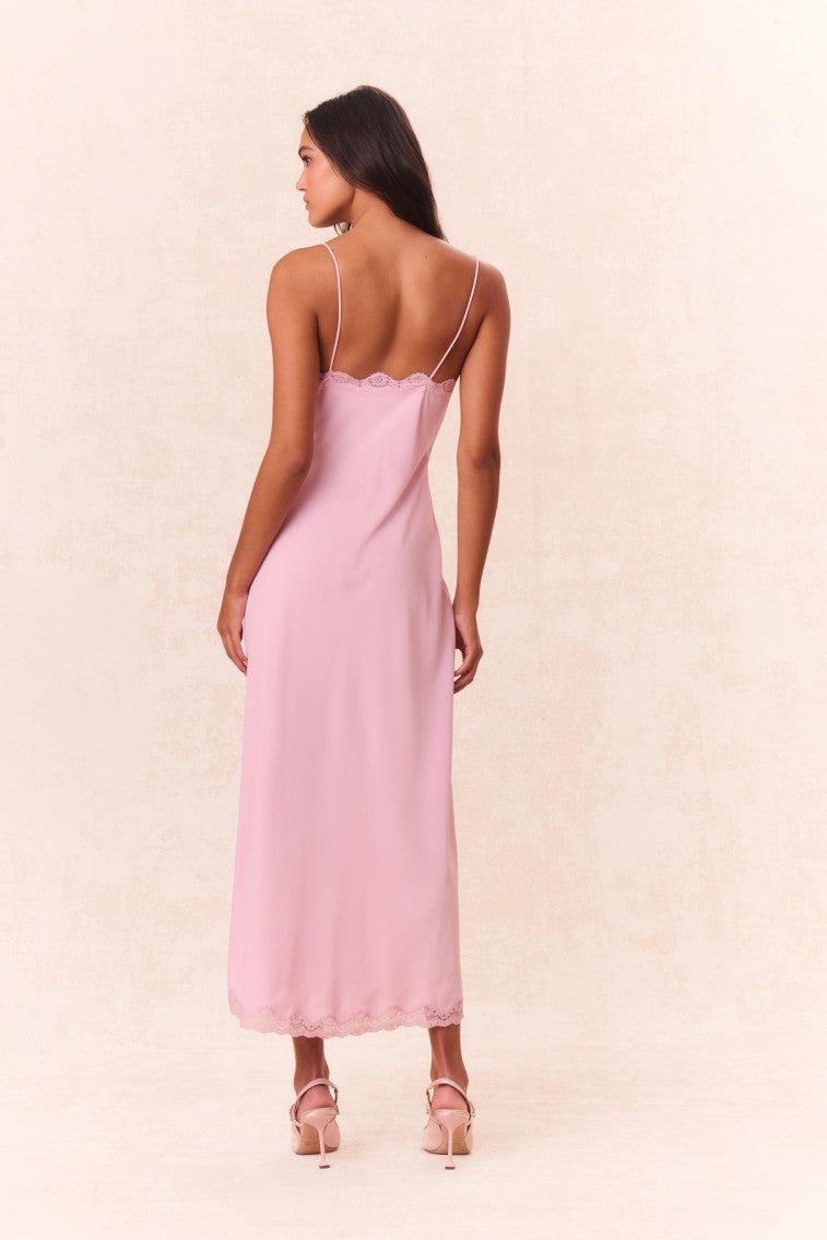 Manuela Bow Slip Maxi Dress Product Image