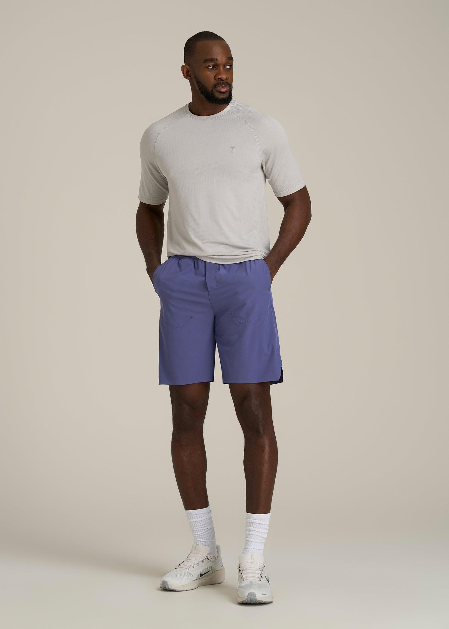 2-in-1 Featherweight Running Short for Tall Men in Future Dusk Male Product Image