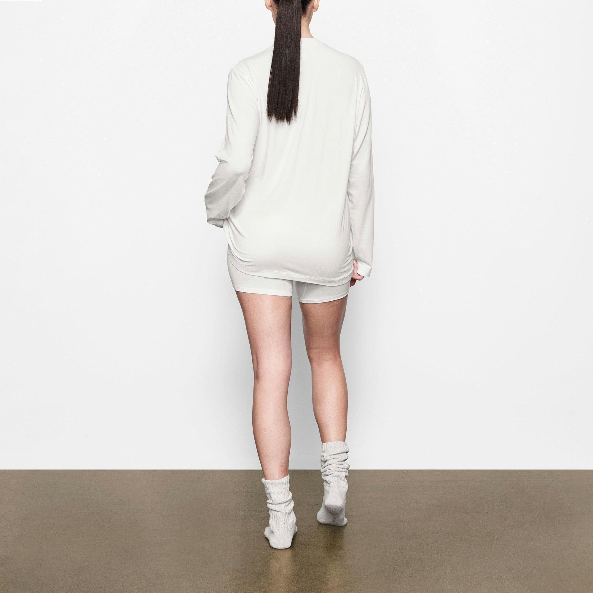 BOYFRIEND LONG SLEEVE T-SHIRT | MARBLE Product Image