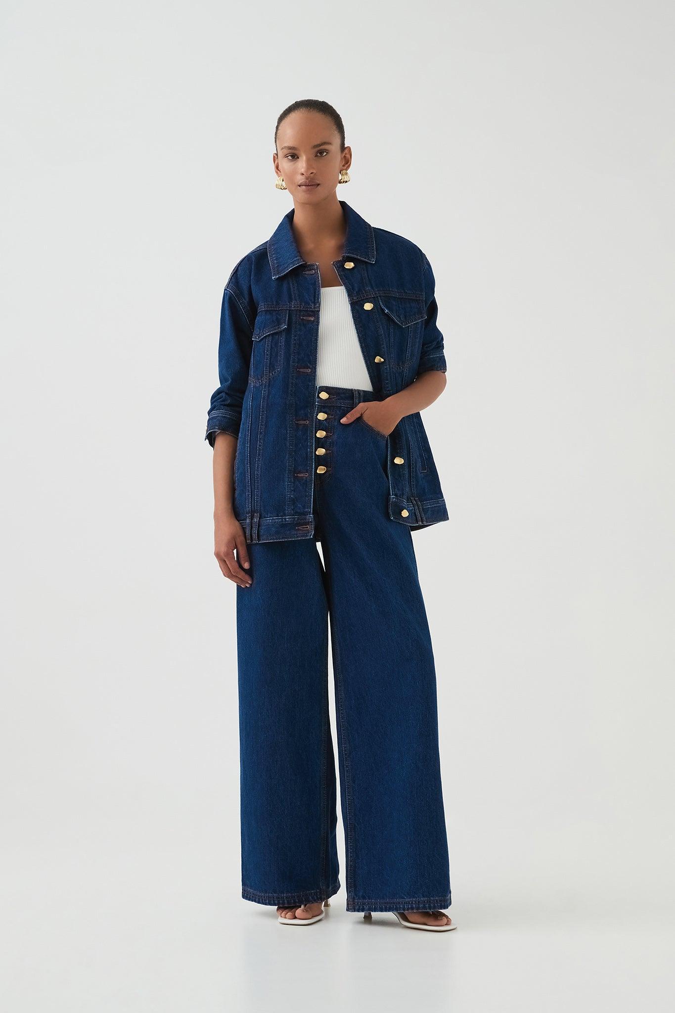 Stella Denim Mini Skirt Product Image