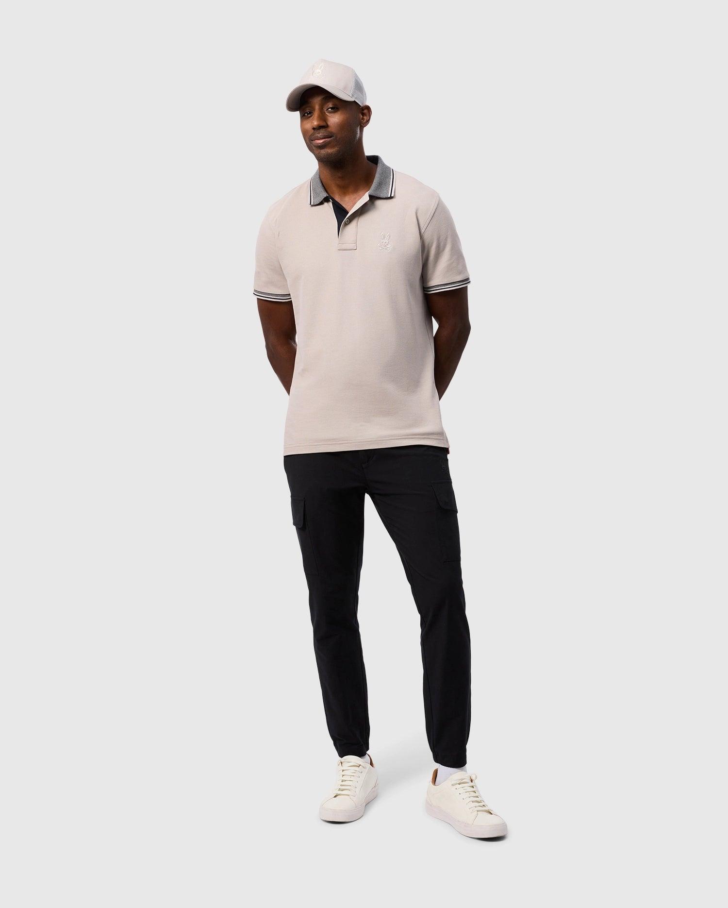 MENS MALTON PIQUE POLO SHIRT - B6K950D200 Product Image