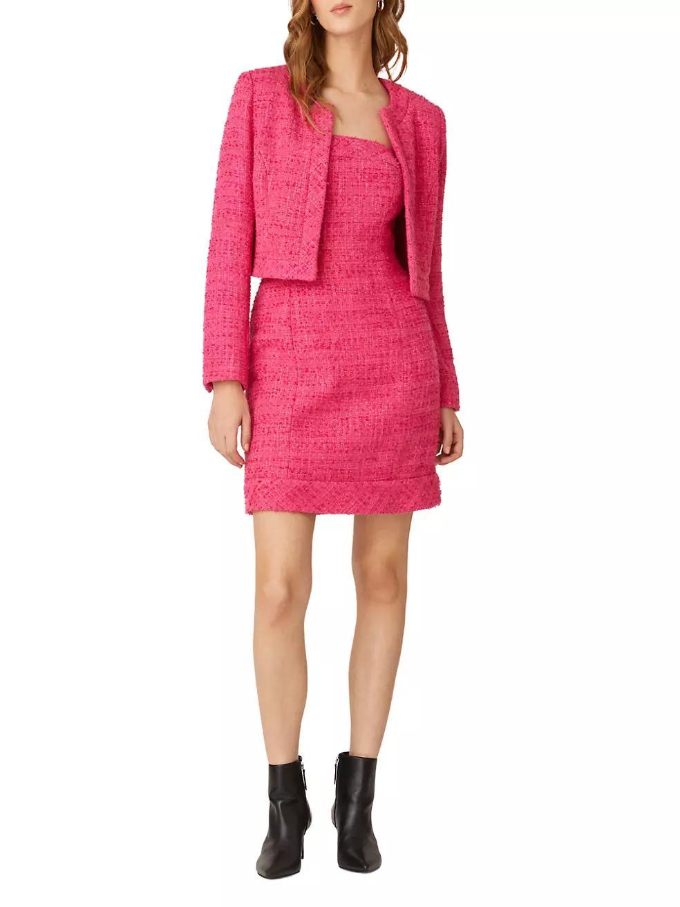 Barb Tweed Crop Jacket Product Image