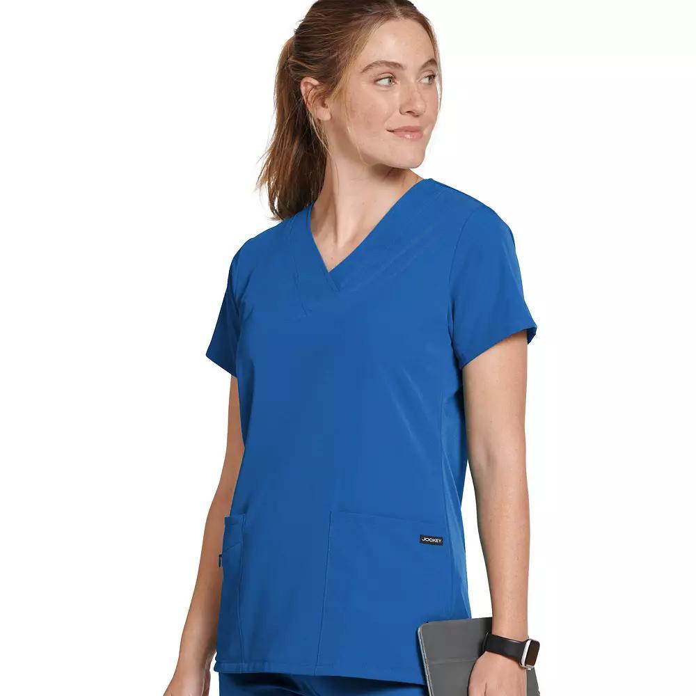Women's Jockey® Scrubs V-Neck Crossover Top 2206, Size: Small, Plumberry Product Image