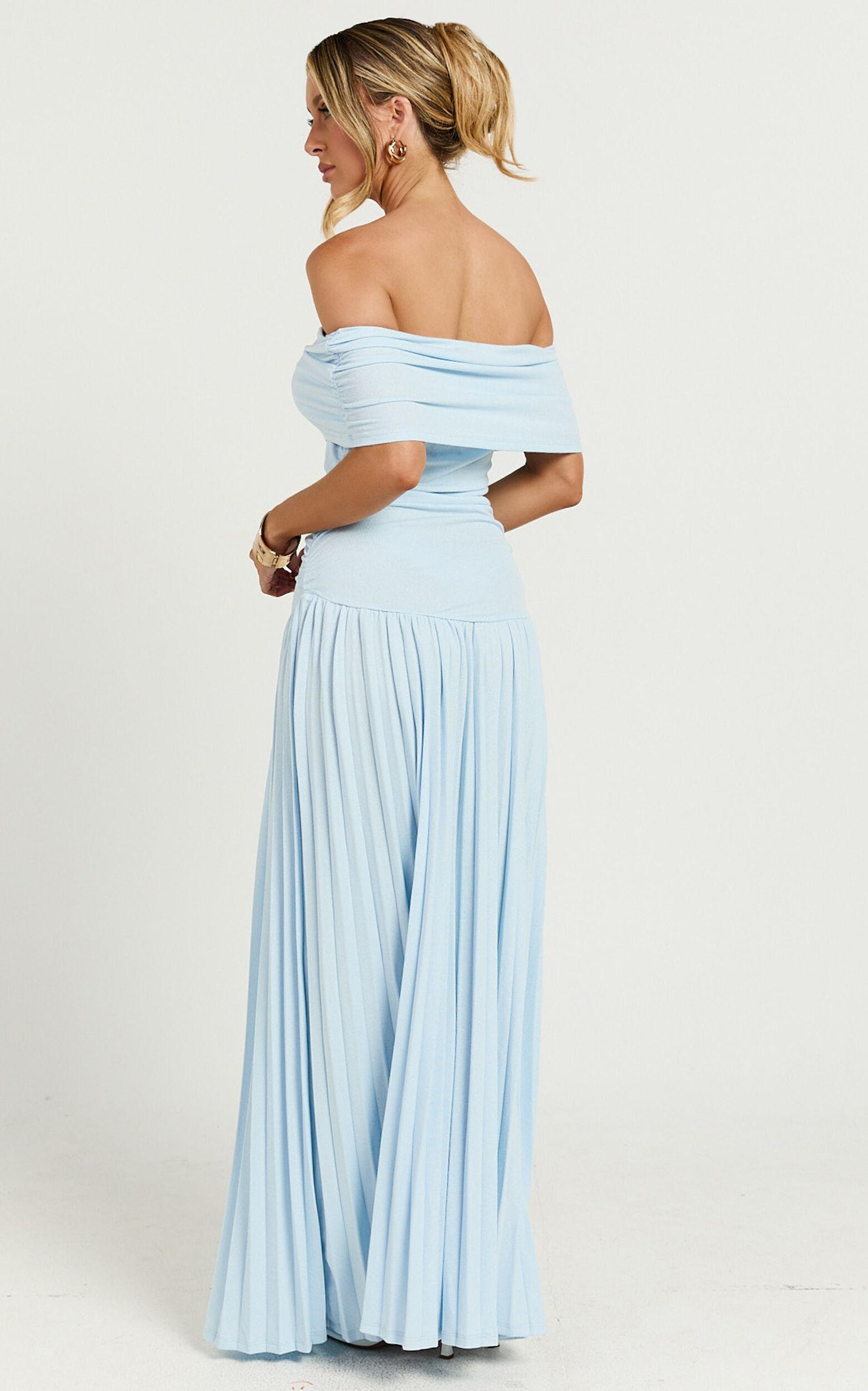 Lioness - Field of Dreams Maxi Dress in Soft Blue Product Image