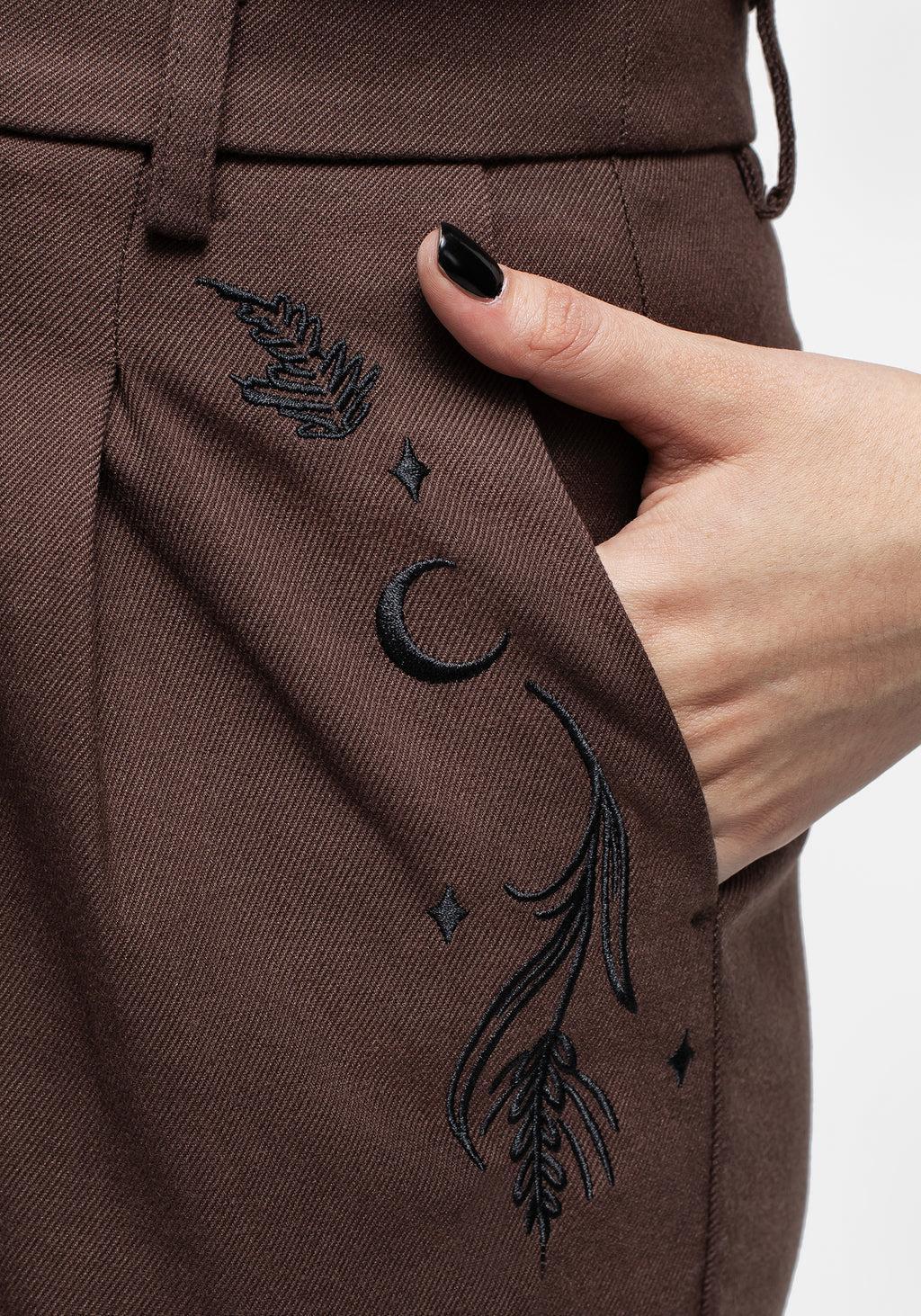 Dianne Embroidered Balloon Trousers Product Image