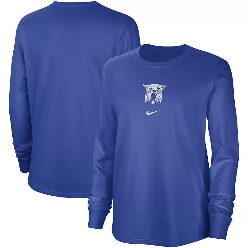 Womens Nike Purple Distressed Lsu Tigers Vintage-Like Long Sleeve T-shirt Product Image
