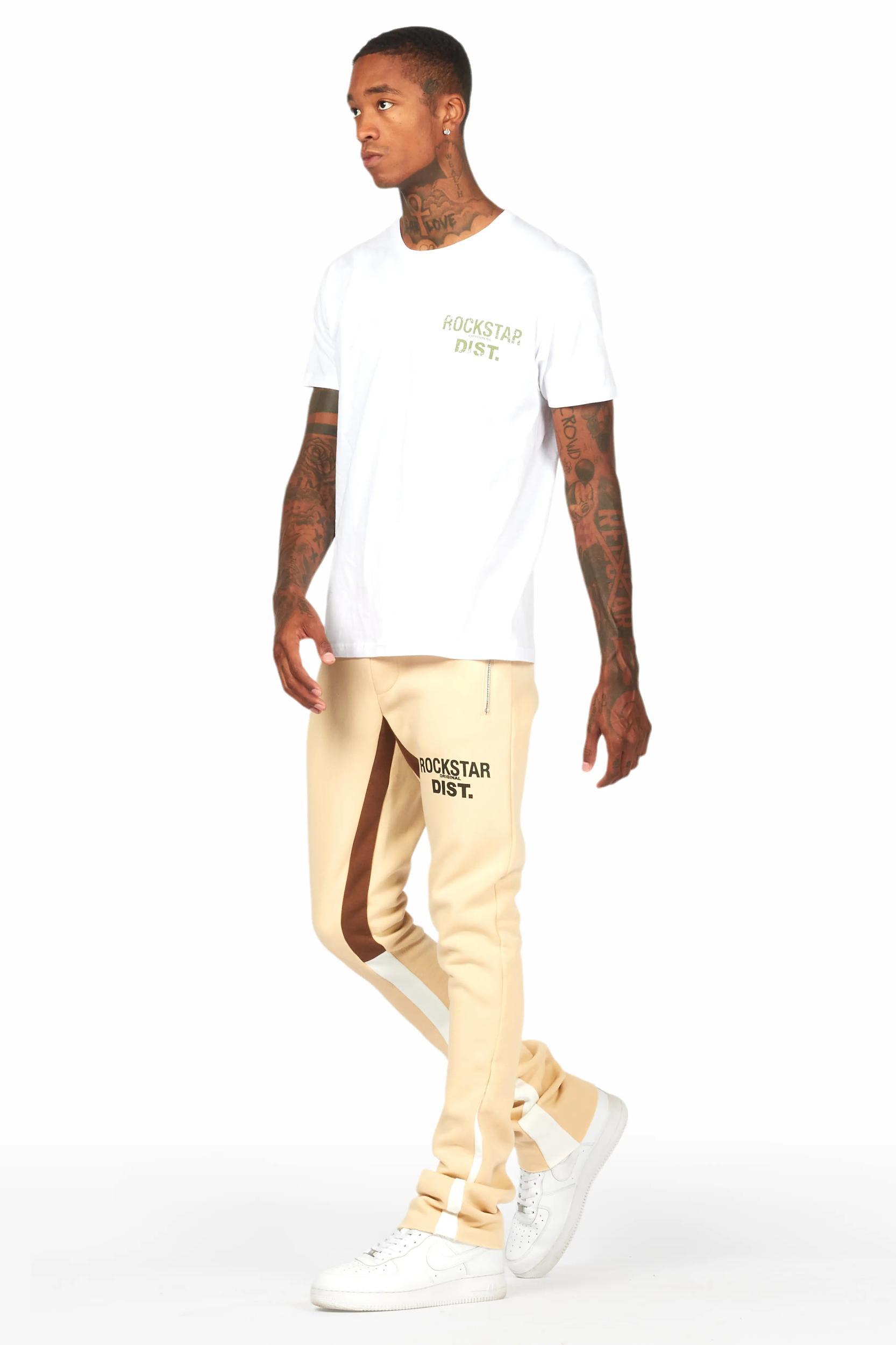 Lake White/Green Graphic T-Shirt Male Product Image