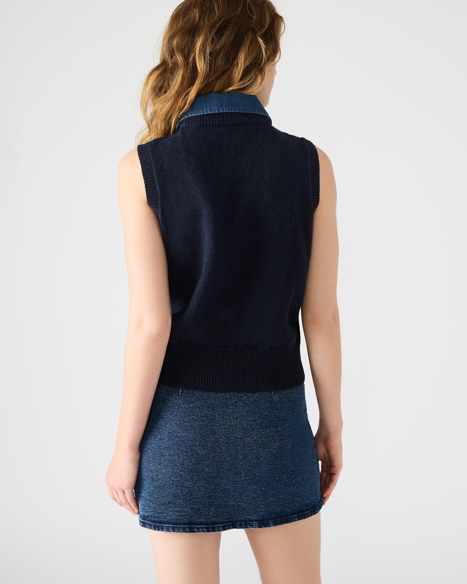 JEANE SWEATER VEST MULTI Female Product Image
