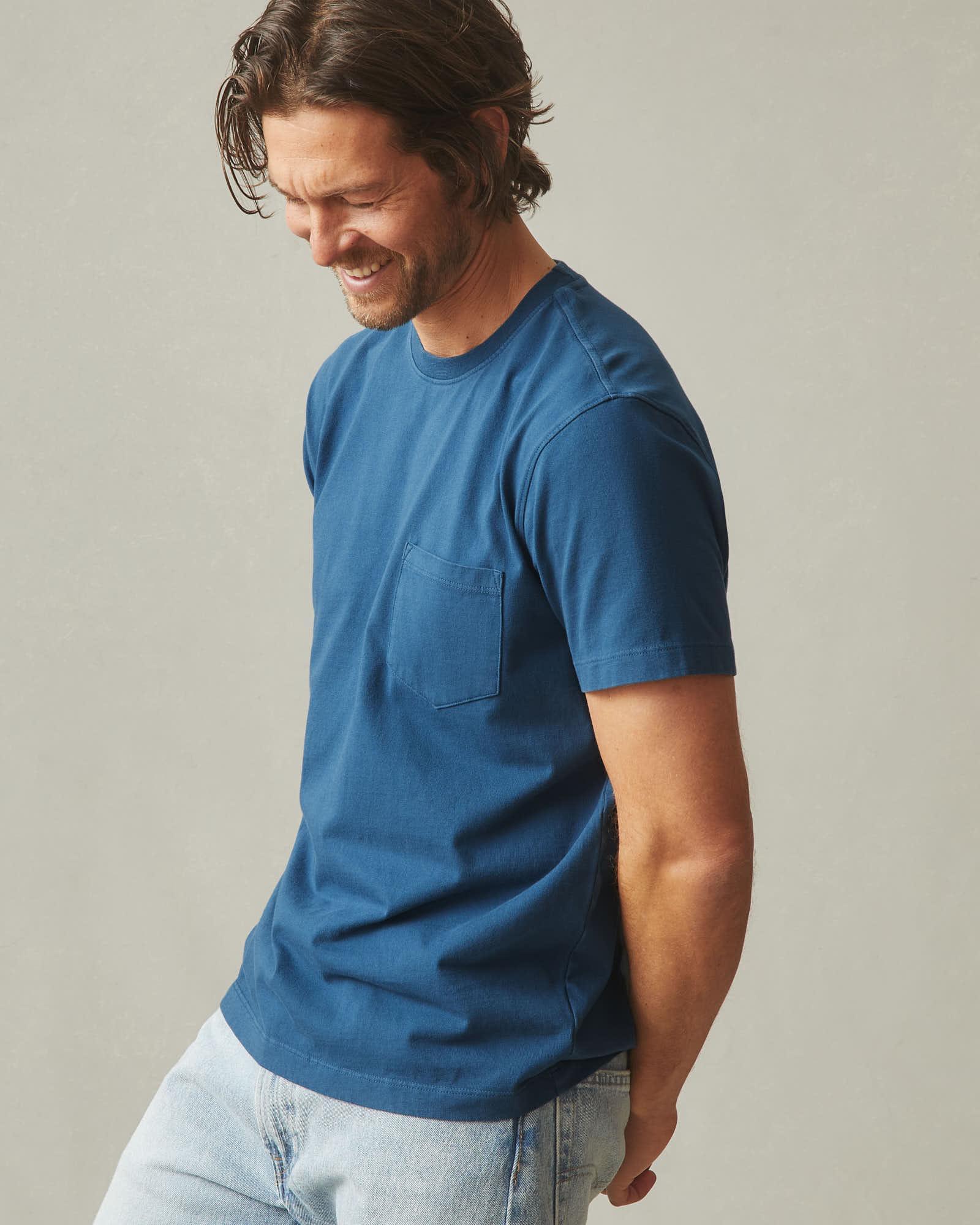 Men's Pocket Tee - Majolica Blue Product Image