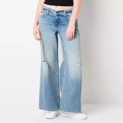 Arizona Juniors Short Womens Low Rise Baggy Fit Jean Product Image