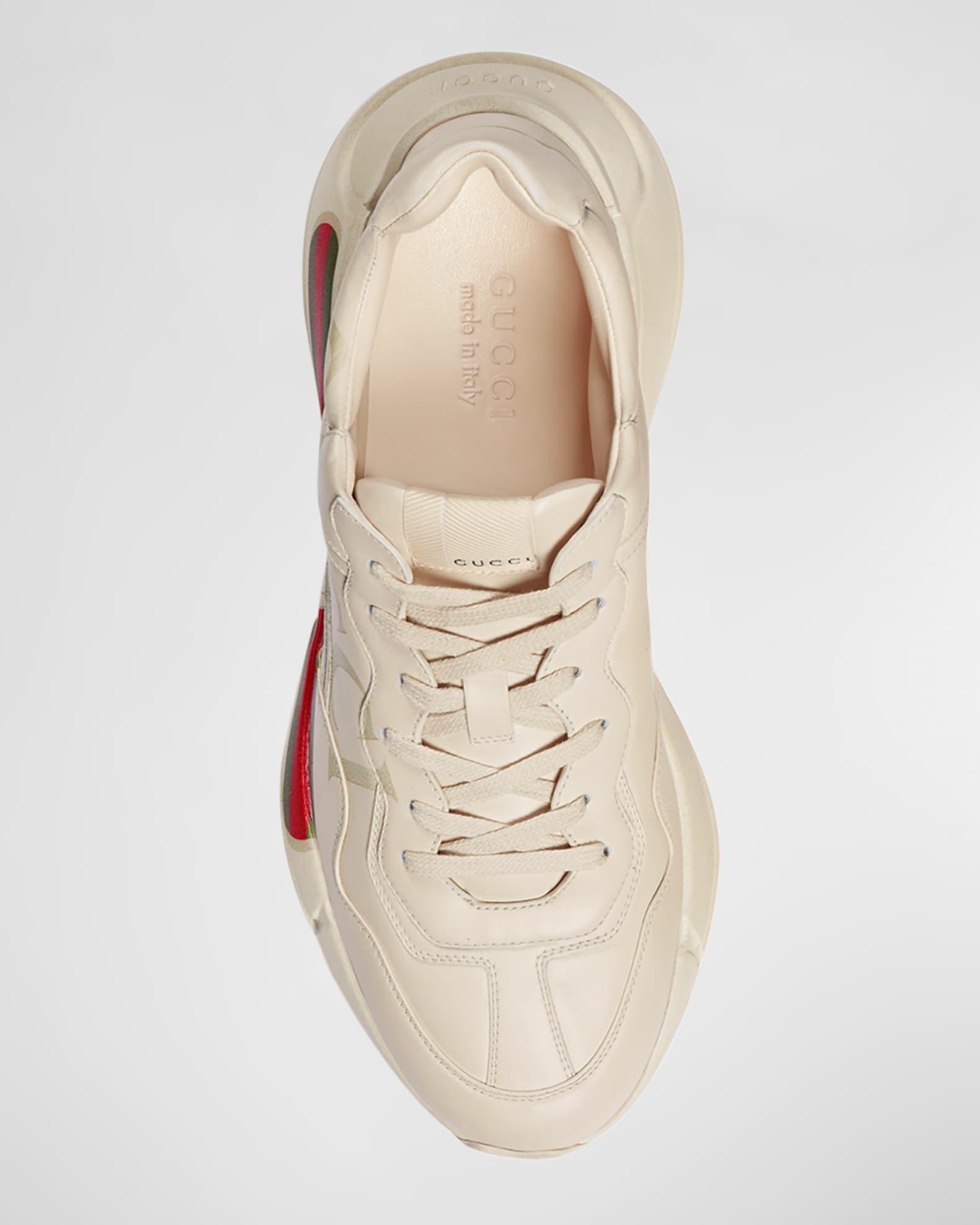 Mens Gara Logo Leather Sneakers Product Image