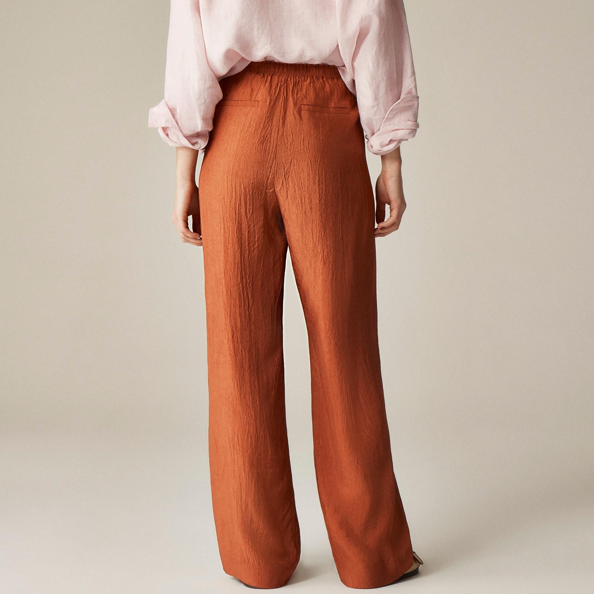 Stratus pant in textured satin Product Image