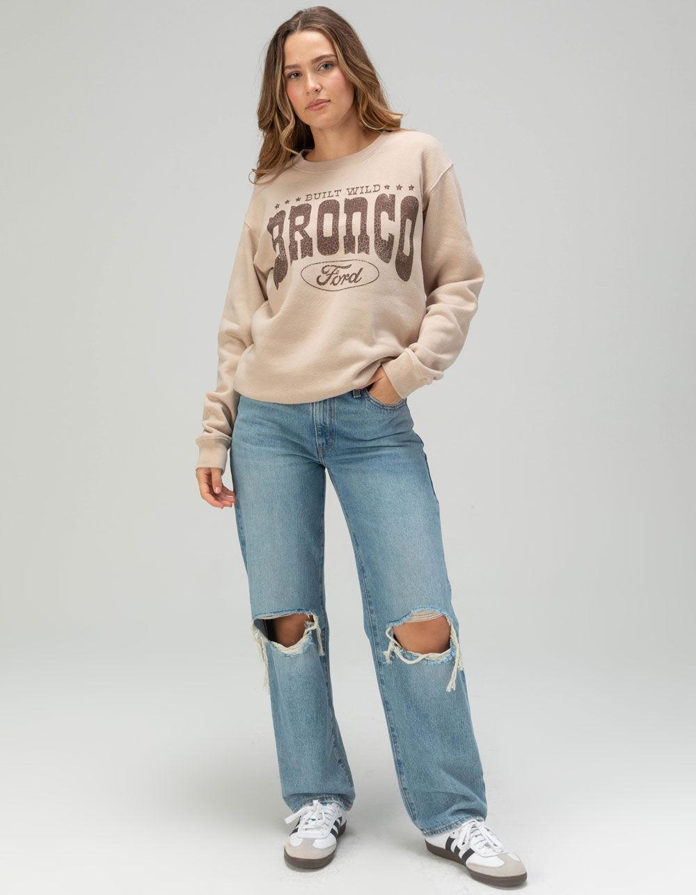 FORD BRONCO Built Wild Womens Crewneck Sweatshirt Product Image