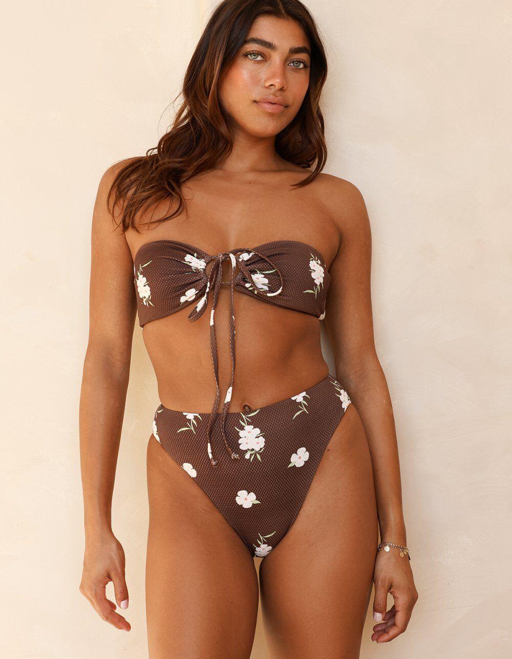DIPPIN' DAISY'S Seashore High Waist Cheeky Bikini Bottoms Product Image