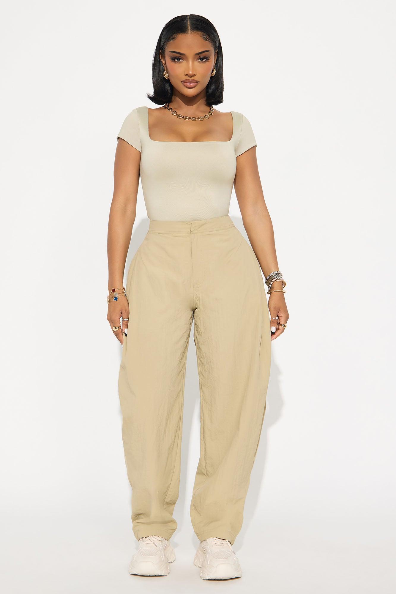 Contour Double Lined Square Neck Bodysuit - Stone Product Image