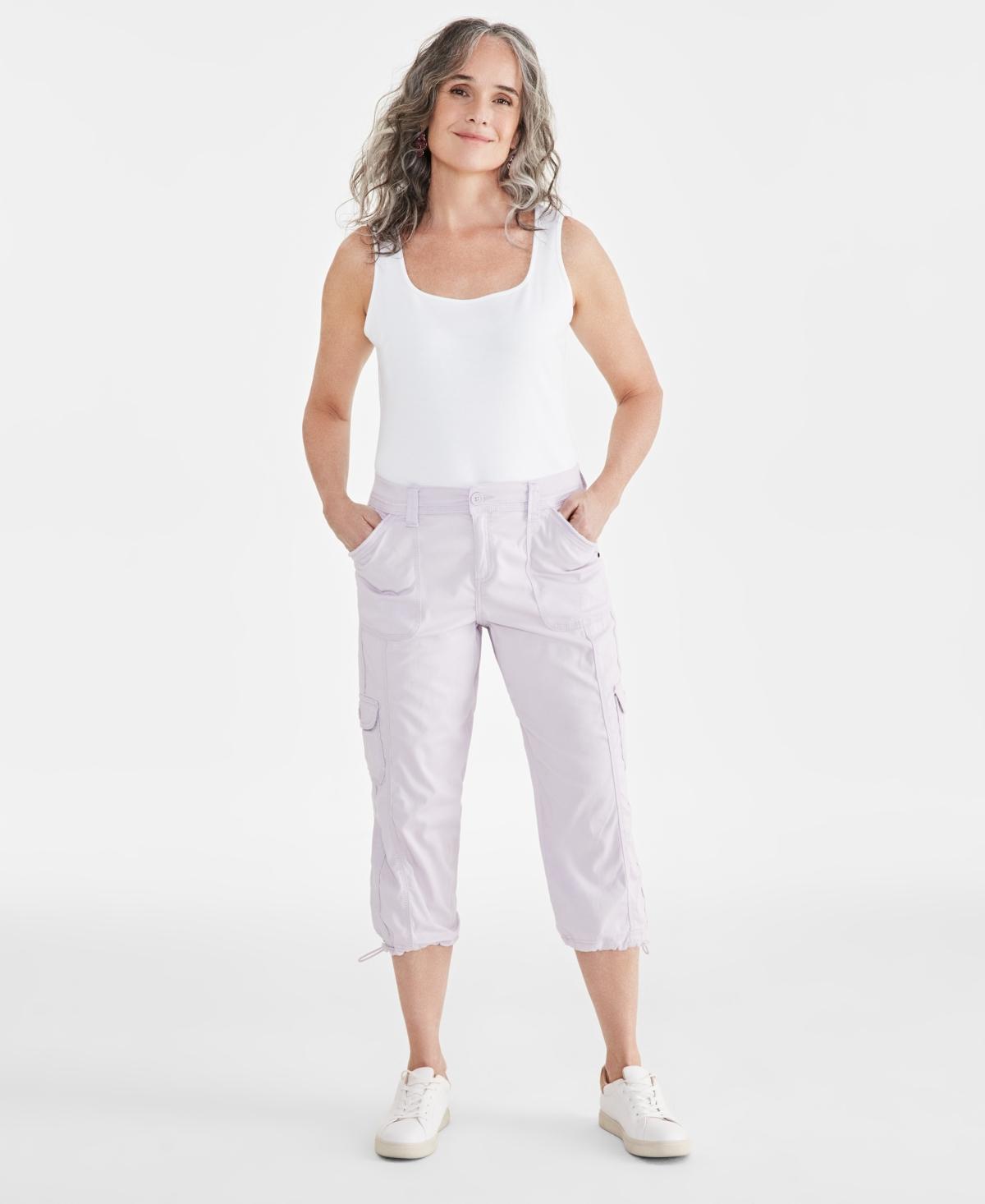 Style & Co Womens Cargo Capri Pants, Created for Macys Product Image