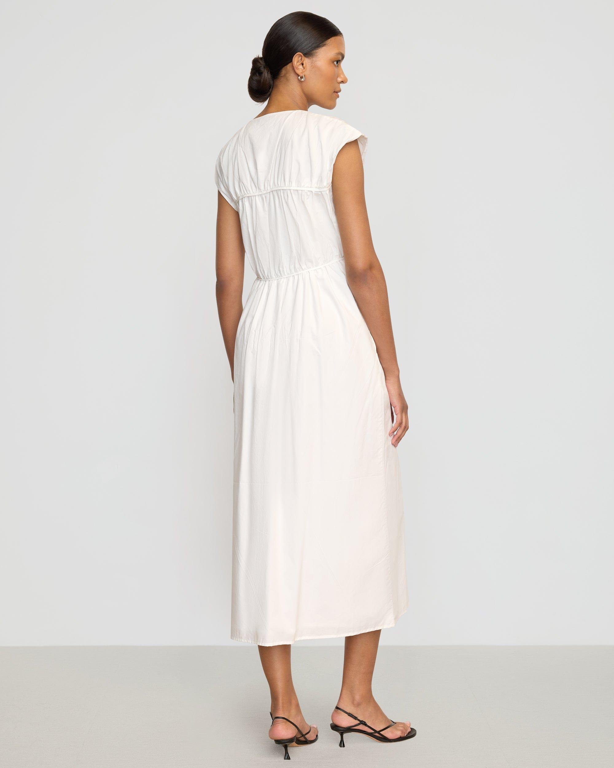 Shreya Tie-Front Organic Cotton Dress Product Image