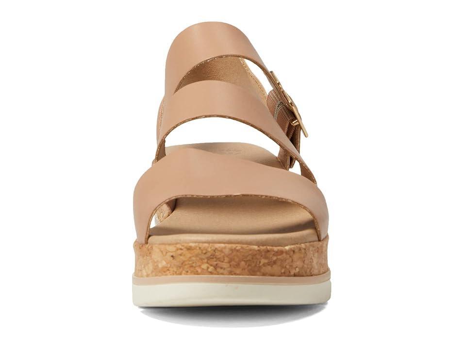 Dr. Scholl's Once Twice Women's Platform Sandals, Size: 7, Tawny Brown Product Image