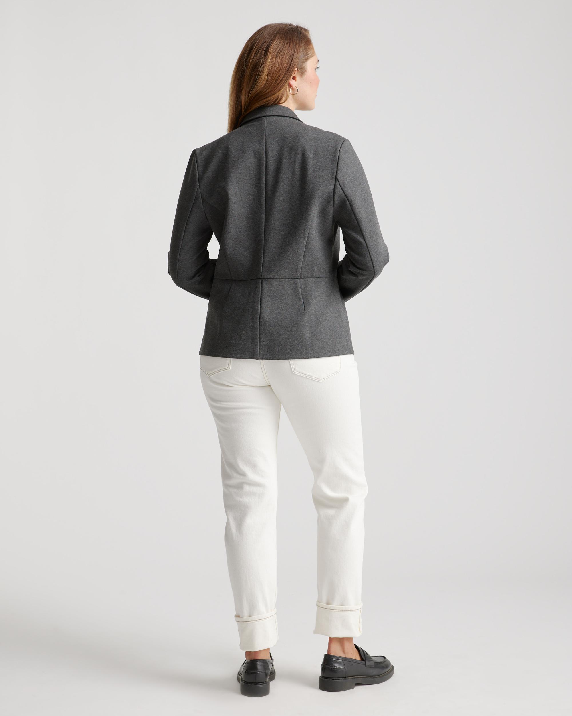 Quince | Women's Ultra-Stretch Ponte Blazer Rayon Product Image