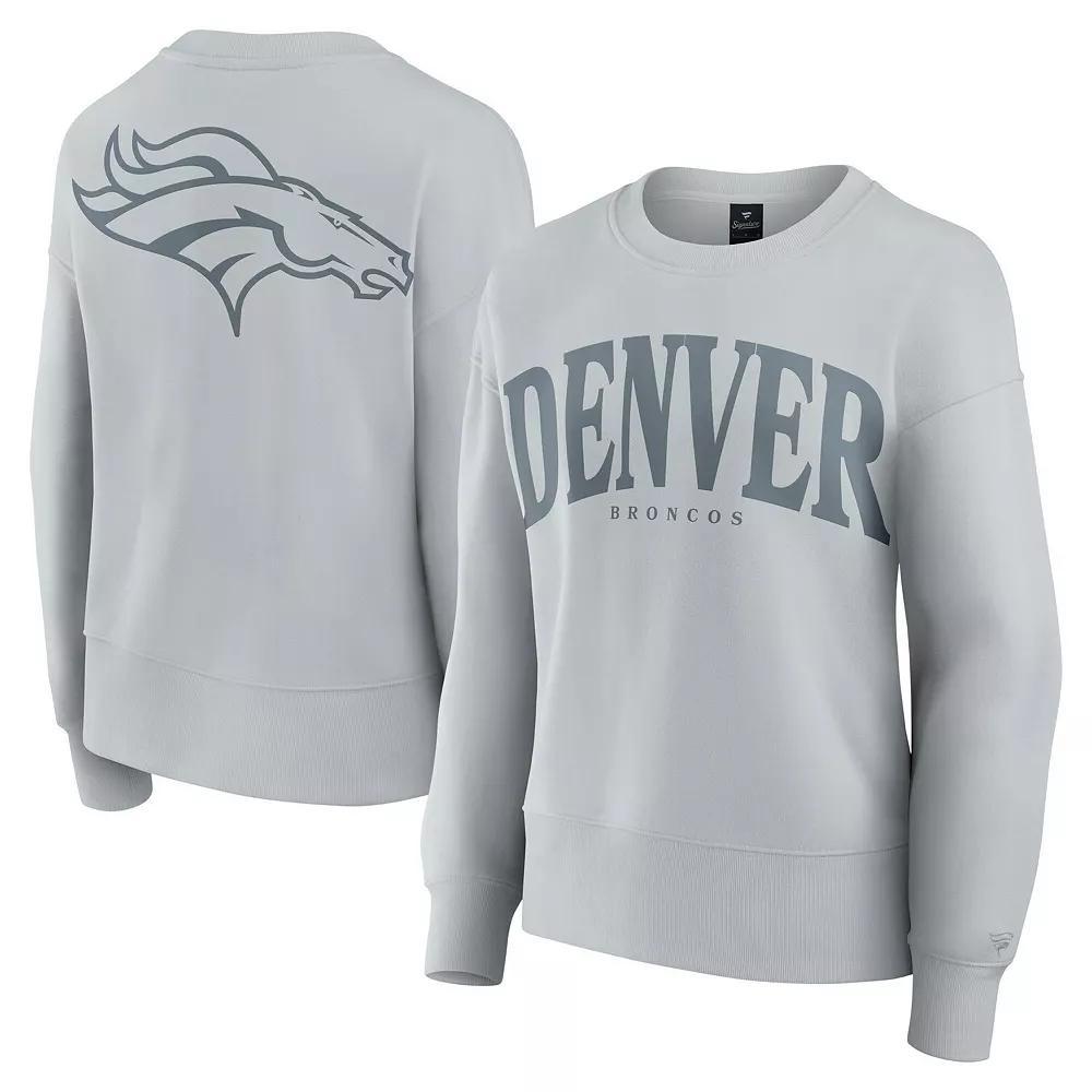 Women's Fanatics  Gray Denver Broncos Elements Pullover Sweatshirt, Size: Small, Grey Product Image