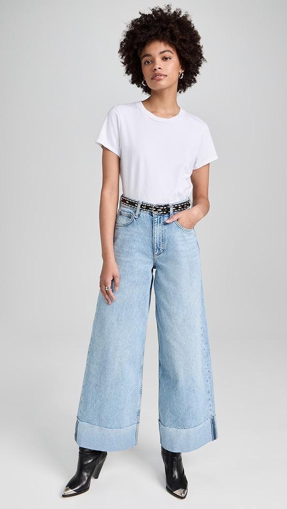 rag & bone Sofie Crop with Cuff Jeans | Shopbop Product Image