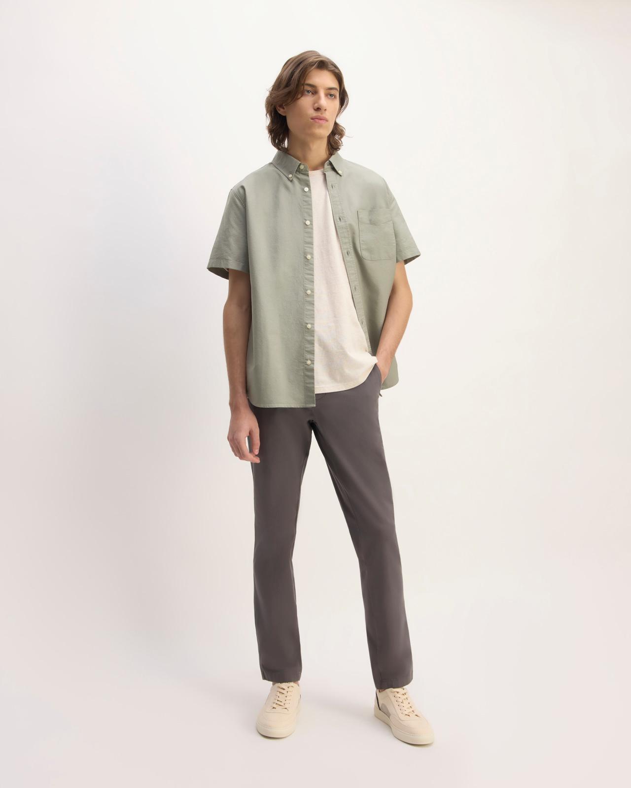 The Organic Short Sleeve Oxford Shirt Product Image